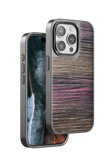 Venco iPhone 14 Pro Wave Kapak - Pembe ürün görseli 1