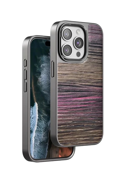 Venco iPhone 14 Pro Max Wave Kapak - Pembe ürün görseli 1