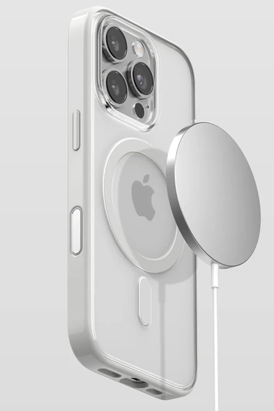 Apple iPhone 16 Pro Joly Magsafe Kapak - Siyah - Resim 5