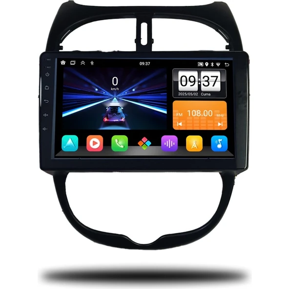 Medya Magic Peugeot 206 1999-2011 Arası 2-32 GB Multimedya Navigasyon ürün görseli