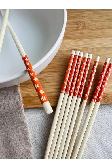 Chopsticks Bambu Yemek Çubuğu 10'lu ürün görseli 1