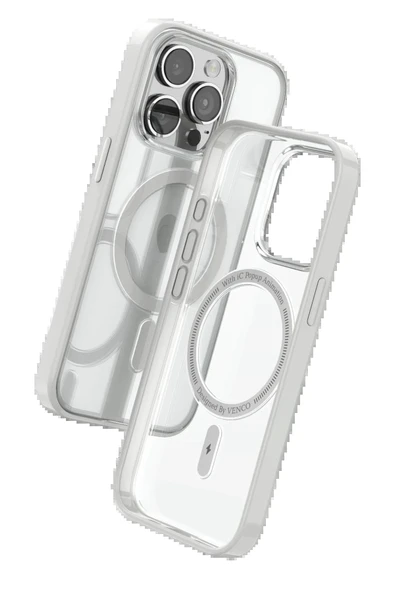 Apple iPhone 15 Pro Max Joly Magsafe Kapak - Beyaz - Resim 2