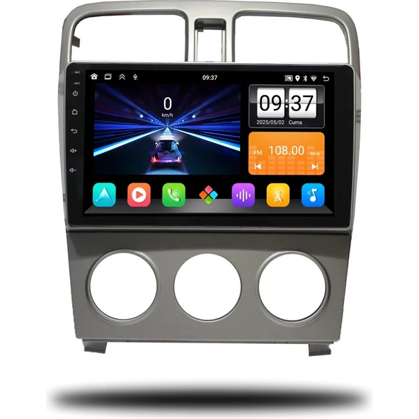 Medya Magic Subaru Forester Impreza 2002-2007 Uyumlu 2-32 GB Multimedya Navigasyon Carplay ürün görseli