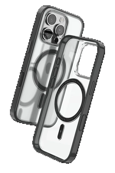 Apple iPhone 16 Pro Joly Magsafe Kapak - Siyah - Resim 2