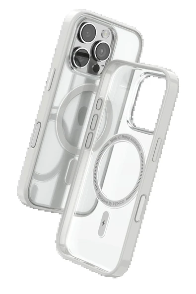 Apple iPhone 16 Pro Max Joly Magsafe Kapak - Beyaz - Resim 2