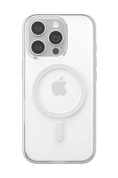 Apple iPhone 16 Pro Max Joly Magsafe Kapak - Beyaz - Resim 3