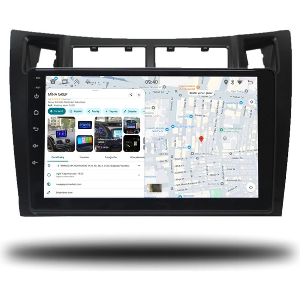 Medya Magic Toyota Yaris 2007-2011 Uyumlu 2-32 GB Multimedya Carplay - Resim 4