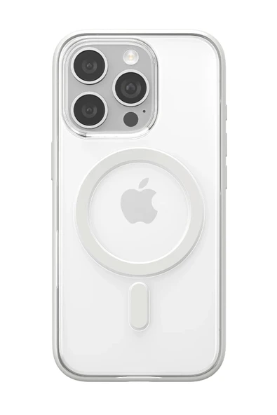 Apple iPhone 15 Pro Max Joly Magsafe Kapak - Beyaz - Resim 3