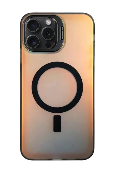 iPhone 14 Pro Max Primera Magsafe Standlı Kapak - Siyah ürün görseli 1