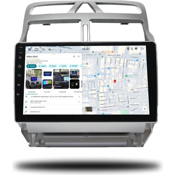 Medya Magic Peugeot 307 4-32 GB Multimedya Navigasyon - Resim 4