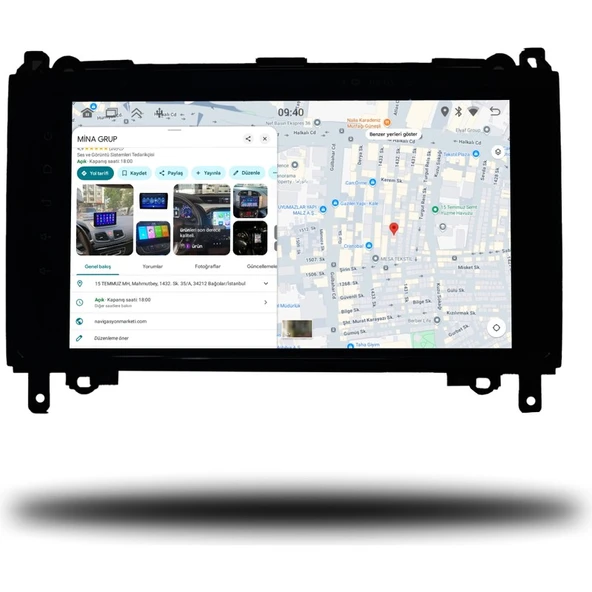 Medya Magic Mercedes A-B Sprinter Crafter 2004-2020 Arası 8-128 GB Multimedya Navigasyon - Resim 4