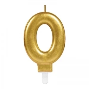 0 Rakam Mum Gold Renk - 1