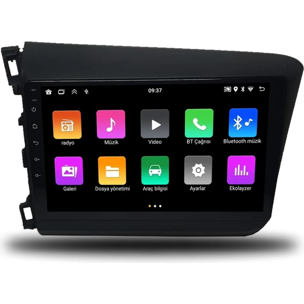 Medya Magic Honda Civic 2012-2015 Arası Fb7 Kasa 6-64 GB Multimedya Navigasyon - Resim 9