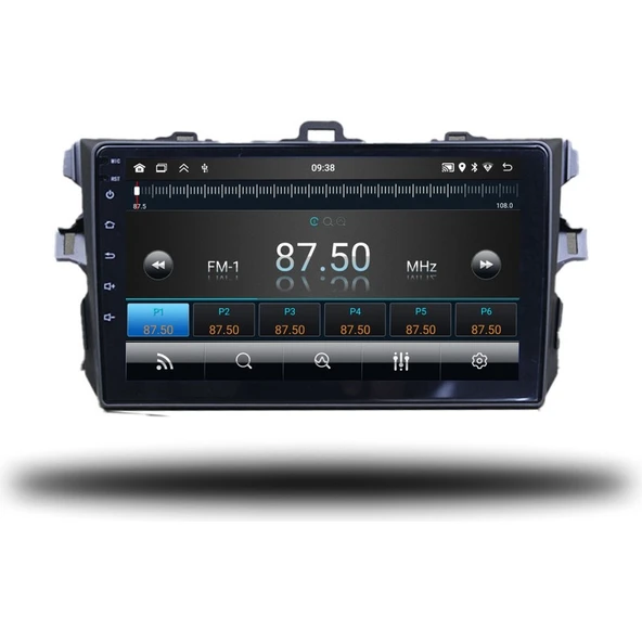 Medya Magic Toyota Corolla 2007-2011 Küçük Çerçeveli 4-32 GB Multimedya Carplay - Resim 2