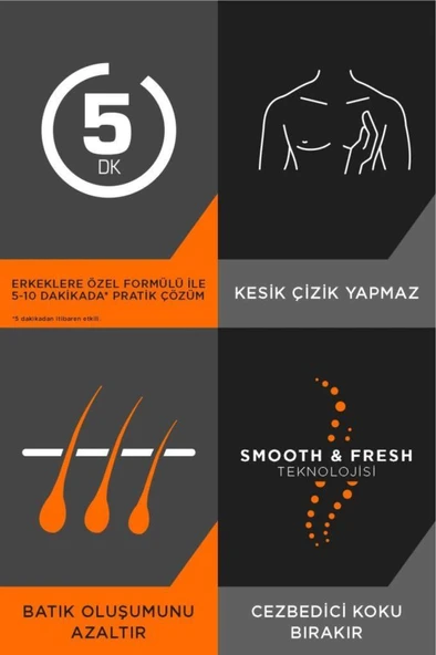 Veet Men Erkeklere Özel Tüy Dökücü Krem Hassas Ciltler 200 ml - 3