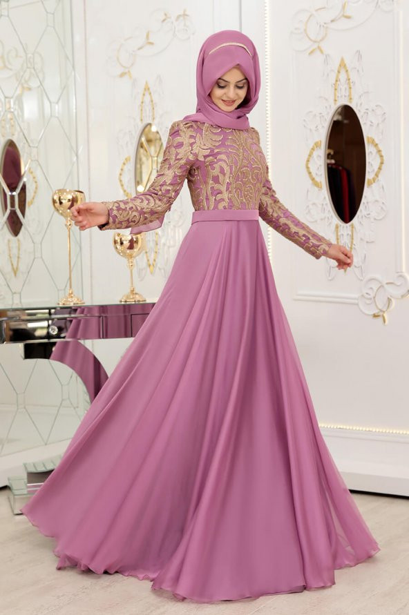 Pınar Şems - Ecrin Abiye - Lila - 3