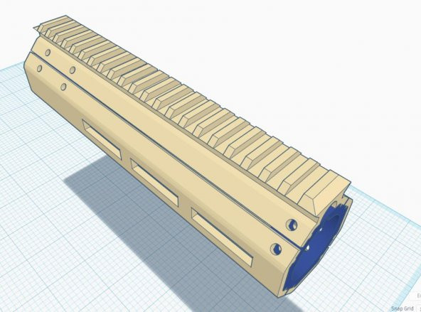 Ar-15 Modüler Handguard Plastik Aparat - 5
