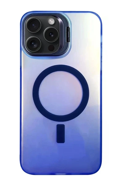 iPhone 14 Pro Max Primera Magsafe Standlı Kapak - Lacivert ürün görseli 1