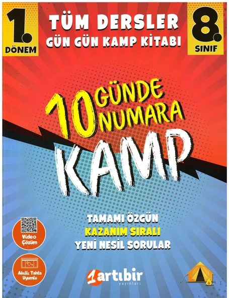 Artıbir 8.Sınıf Tüm Dersler 1.Dönem 10 Günde 10 Numara Kamp