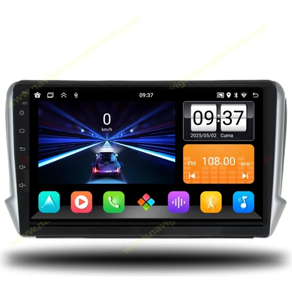 Medya Magic Peugeot 208 2012-2020 Arası 6-64 GB Multimedya Navigasyon ürün görseli