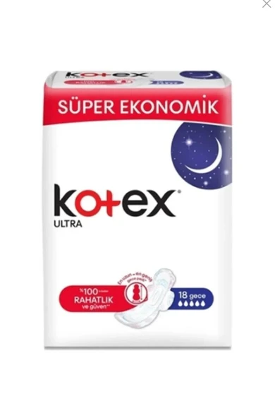Kotex Ultra Süper Ekonomik Paket Gece 16'lı - 1