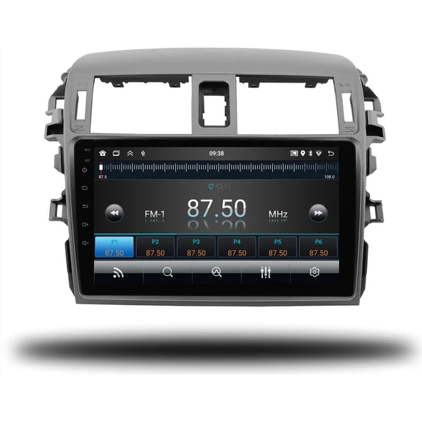 Medya Magic Toyota Corolla 2007-2011 Büyük Çerçeveli 6-64 GB Multimedya Carplay - Resim 2