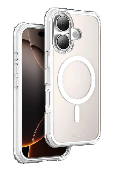 Apple iPhone 16 Hulk Magsafe Kapak - Beyaz ürün görseli 1