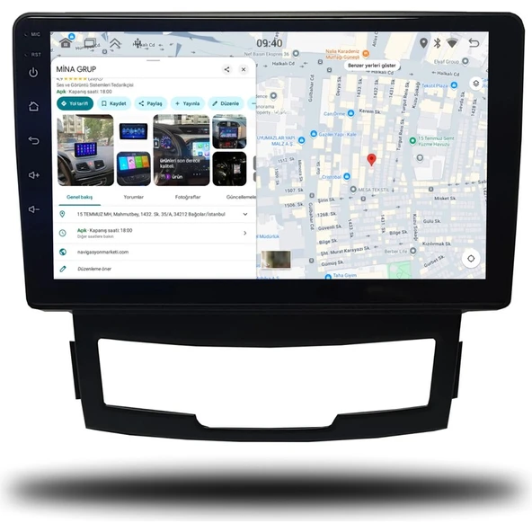 Medya Magic Ssangyong Korando 2011-2013 Uyumlu 8-128 GB Multimedya Navigasyon - Resim 4