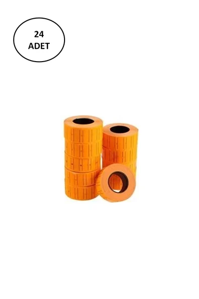 Tanex 12X21 Mm Turuncu Fiyat Etiketi 800 Ad 24 lü - 2