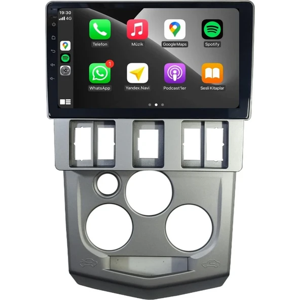 Navmina Dacia Logan Android Carplay Multimedya 2004-2008 6gb Ram + 128GB Hafıza + 4 Çekirdek - Resim 2