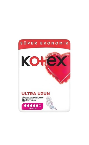 Kotex Ultra Quadro Uzun Ped 18 Li - 1