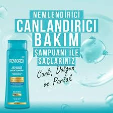 Restorex Hyaluronic Glycolic Acid Tüm Saç Tipleri Şampuan 500 ml - Resim 2