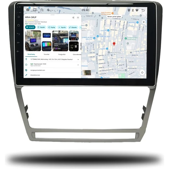 Medya Magic Skoda Octavia 2007-2012 Uyumlu 4-32 GB Multimedya Navigasyon - Resim 4