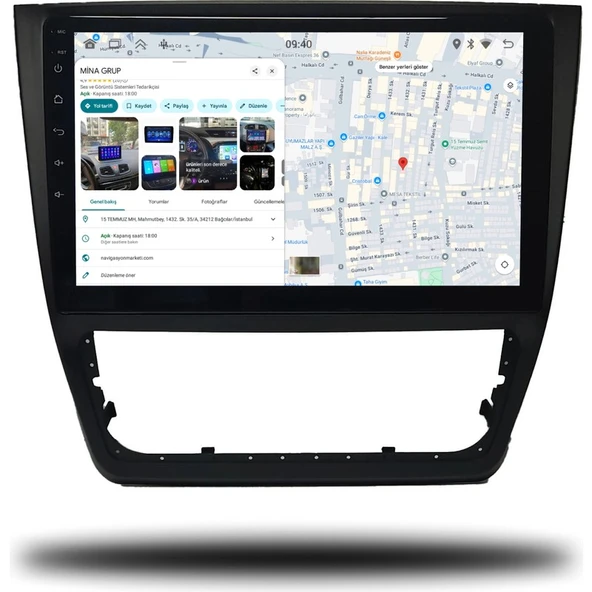 Medya Magic Skoda Yeti 2011-2014 Uyumlu 4-64 GB Multimedya Navigasyon - Resim 4