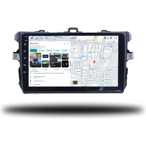 Medya Magic Toyota Corolla 2007-2011 Küçük Çerçeveli 4-32 GB Multimedya Carplay - Resim 4