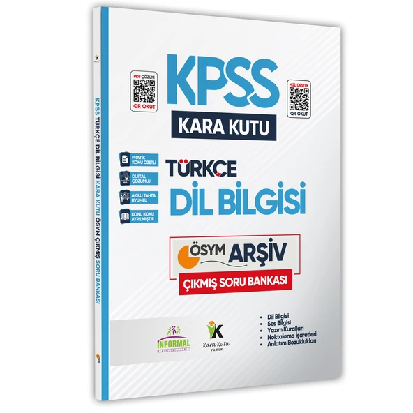 KPSS Dil Bilgisi Kara Kutu Dijital Çözümlü ÖSYM Çıkmış Soru Bankası Çözümlü