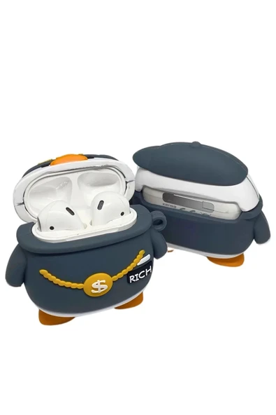 Airpods 3 (3.nesil) Karakter Silikon - Desen 10 - Resim 3