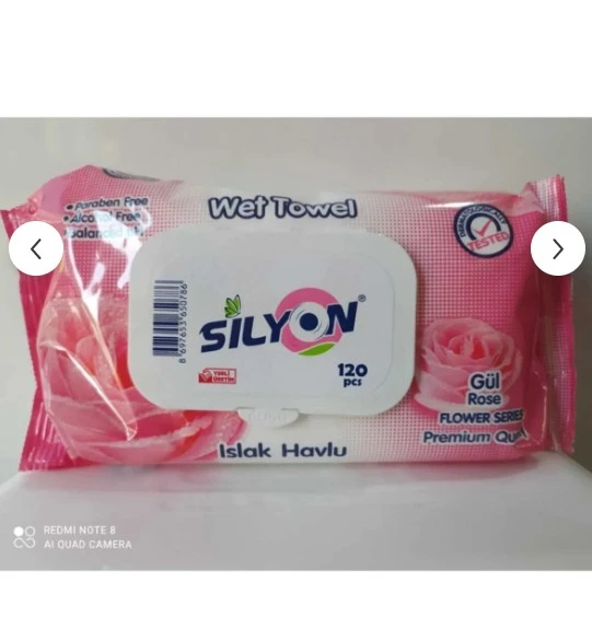 Silyon Islak Mendil Gül 120Li - 1