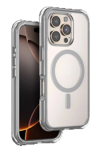 Apple iPhone 16 Pro Max Hulk Magsafe Kapak - Titan Gri ürün görseli 1