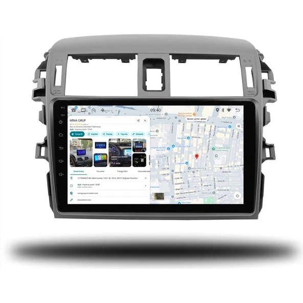 Medya Magic Toyota Corolla 2007-2011 Büyük Çerçeveli 6-64 GB Multimedya Carplay - Resim 4