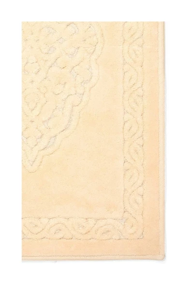 Madame Clean Home Damaks Cotton Eco 2 Li Paspas Cappuccino %100 Pamuk - 5