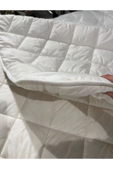 Madame Clean Home Tek Kişilik Antialerjik Lüx Microfiber Yorgan + 1 Adet 800 Gr Boncuk Slikon Yastık Seti - Resim 5