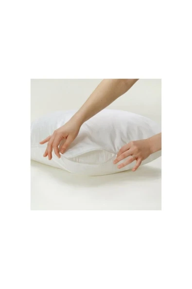 Madame Clean Home 6 Adet Yastık Içi Kılıf Fermuarlı Beyaz %100 Pamuk Kumaş 50x70 Cm - 4