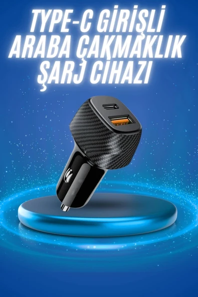 38W Oto Çakmaklık Araç Içi Şarj Cihazı Hızlı Şarj Uzun Ömürlü - 1
