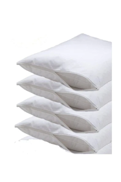 Madame Clean Home 4 Adet Yastık Içi Kılıf Fermuarlı Beyaz %100 Pamuk Kumaş 50x70 Cm ürün görseli