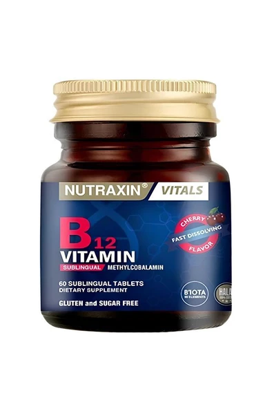 Nutraxin B12 Vitamin 1000 mcg 60 Tablet ürün görseli 1