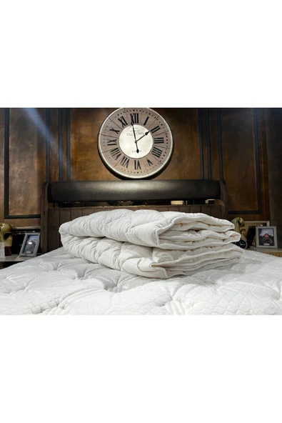 Madame Clean Home Tek Kişilik Antialerjik Lüx Microfiber Yorgan + 1 Adet 800 Gr Boncuk Slikon Yastık Seti - Resim 3