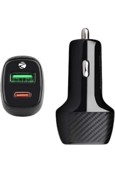 Type-C Girişli Araba Çakmaklık Şarj Cihazı 38W Oto Çakmaklık - 5