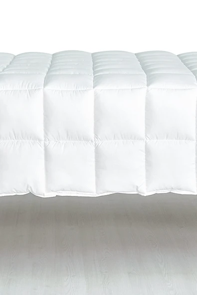 Madame Clean Home Yorgan Çift Kişilik Microfiber Dolgun Kare Desenli 195x215 Cm - Resim 4