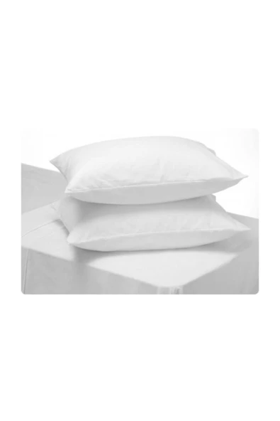 AKYAZI 10 Adet Fermuarlı Beyaz İç Yastık Kılıfı  50x70 cm - 1